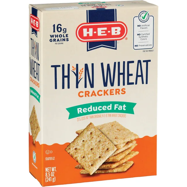 Reduced Fat Thin Wheat Crackers by Ingles Markets - Tier D kids snack