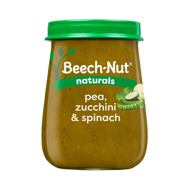 Beech-Nut Non-GMO Naturals Spinach, Zucchini & Peas Baby Food Jar by Beech-Nut - Tier B kids snack