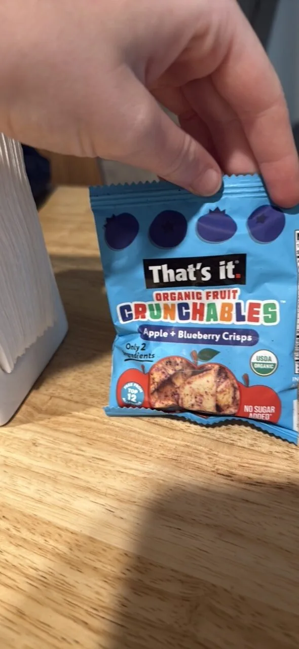 Apple + Blueberry Crisps by That's It - Tier B kids snack