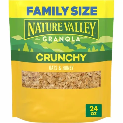 Crunchy Granola Oats & Honey by Nature Valley - Tier E kids snack