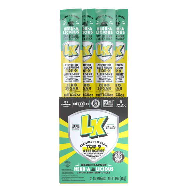 Herb-a licious Turkey Sticks by Lorissa's Kitchen - Tier B kids snack