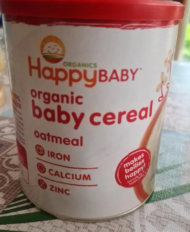 Organic baby cereal by Happy Baby - Tier A kids snack