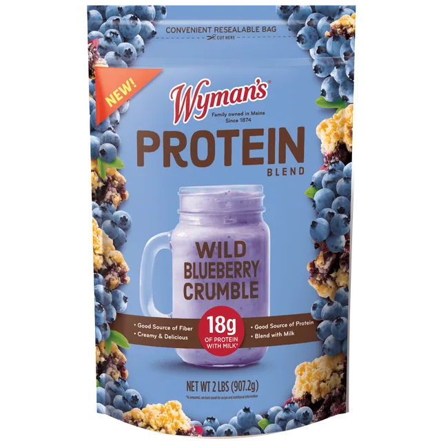 Wyman's Protein Blend - Wild Blueberry Crumble by Wyman's - Tier D kids snack