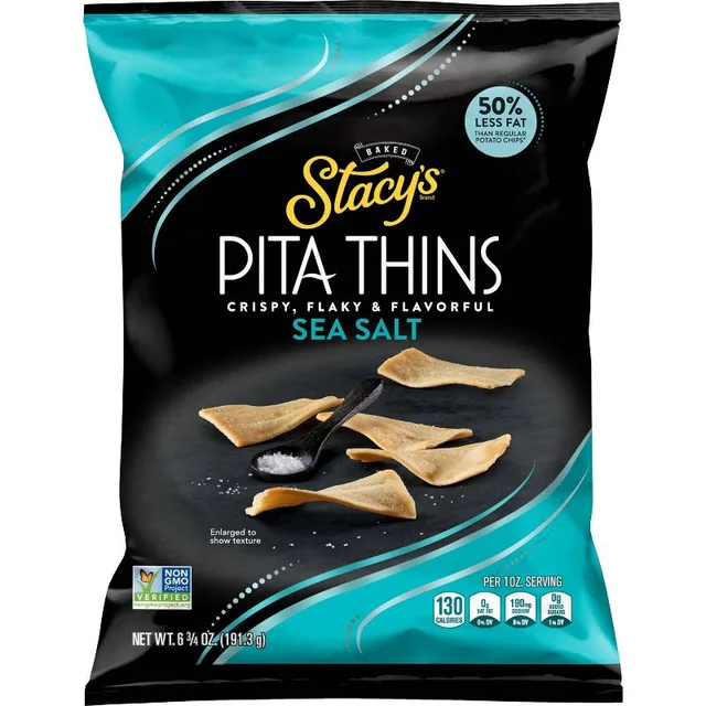 Stacy's Sea Salt Pita Thins by Stacy's - Tier B kids snack