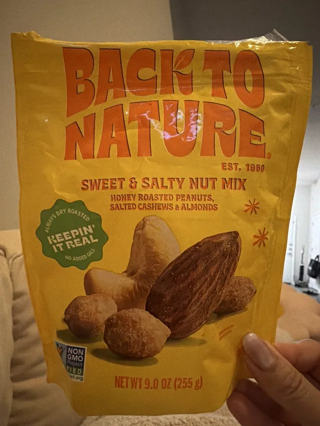 Sweet & Salty Nut Mix by Back to Nature - Tier C kids snack