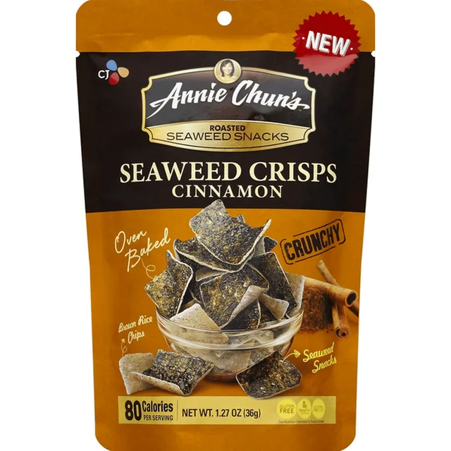 Annie chun's, seaweed crisps cinnamon by Annie Chun's - Tier C kids snack