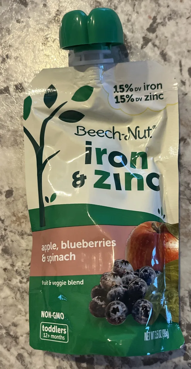 Iron & Zinc by Beech-Nut - Tier B kids snack