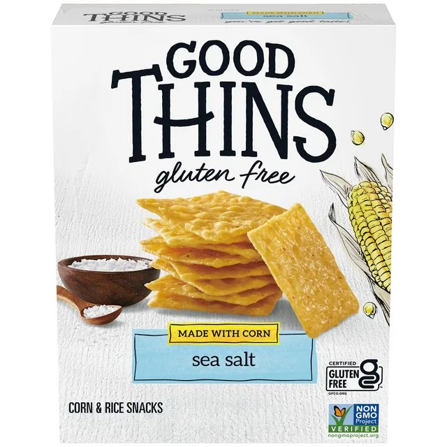 Good Thins Sea Salt Corn Snacks Gluten Free Crackers by Good Thins - Tier A kids snack