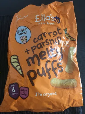 Carrot + Parsnip Melty puffs by Ella's Kitchen - Tier B kids snack