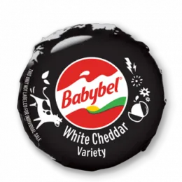 Mini Babybel White Cheddar by Babybel - Tier A kids snack