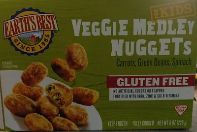 Veggie Medley Nuggets by Earth's Best - Tier B kids snack
