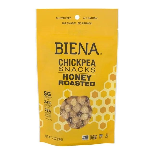 Honey Roasted Chickpea Snacks by Biena - Tier D kids snack
