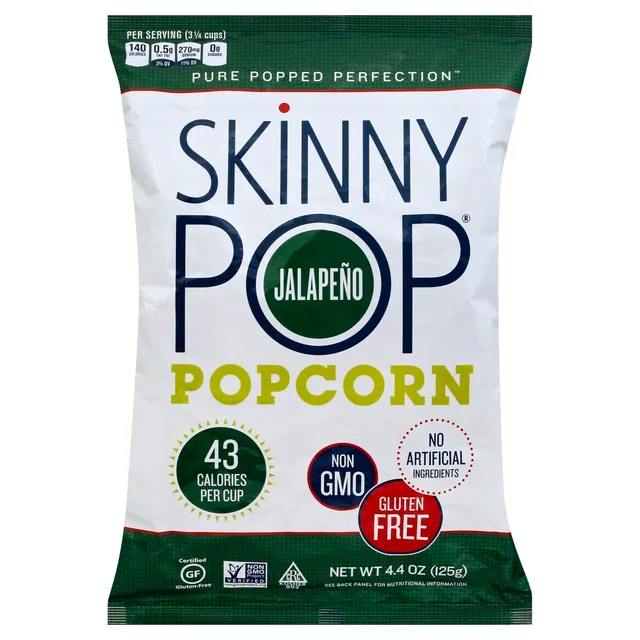 Jalapeno popcorn by SkinnyPop - Tier A kids snack