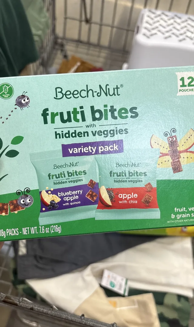 fruti bites with hidden veggies by Beech-Nut - Tier D kids snack
