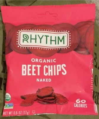 Beet Chips Naked by Rhythm Superfoods - Tier E kids snack