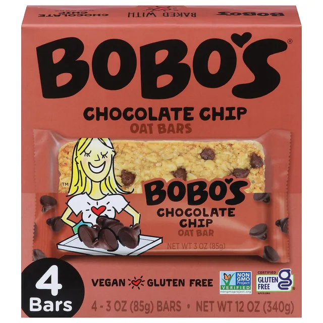Chocolate Chip Oat Bar by Bobo's - Tier E kids snack