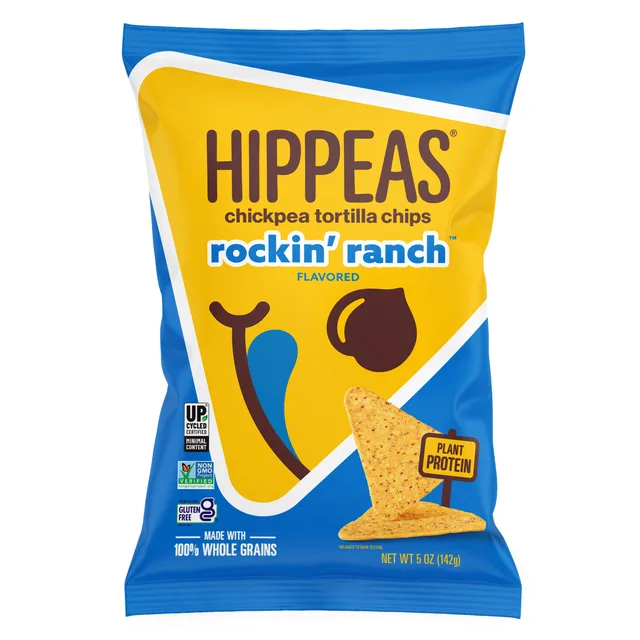 Rockin Ranch Chickpea Tortilla Chips by Hippeas - Tier C kids snack