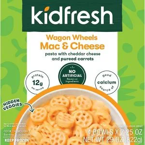 Kidfresh Wagon Wheels Mac & Cheese by Kidfresh - Tier B kids snack