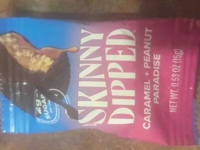 Caramel Peanut Paradise Almonds by Skinny Dipped - Tier C kids snack
