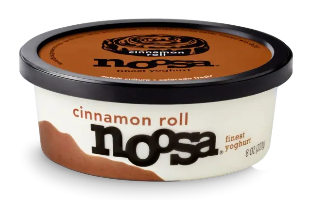 Cinnamon Roll Yoghurt by Noosa - Tier E kids snack