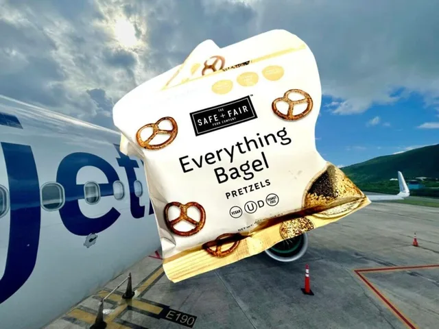 Everything bagel Pretzels by Safe + Fair - Tier A kids snack