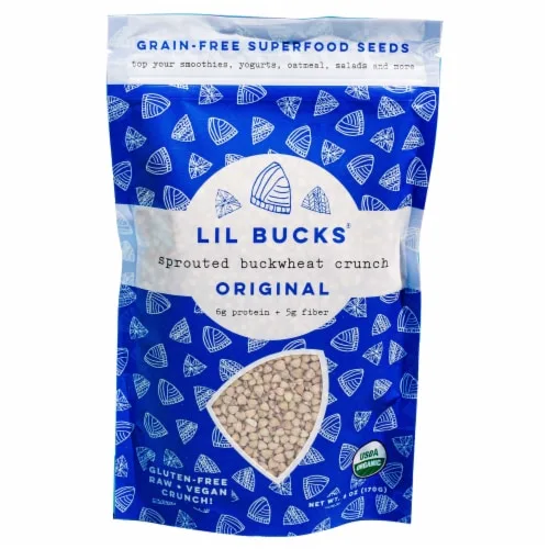 Original sprouted buckwheat crunch by Lil Bucks - Tier B kids snack