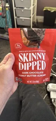 Dark Chocolate Peanut Butter Almonds by Skinny Dipped - Tier D kids snack