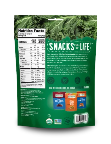 Kale Chips — Original by Rhythm Superfoods - Tier C kids snack