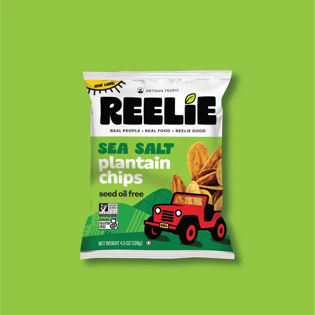 Sea Salt Plantain Chips by Artisan Tropic - Tier A kids snack