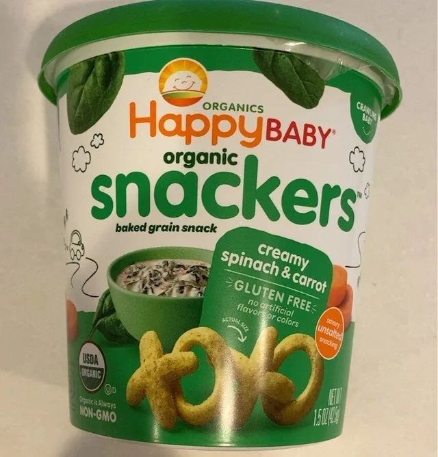 Organic snackers by Happy Baby - Tier A kids snack