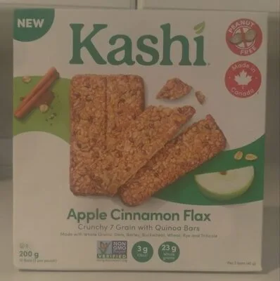 Apple Cinnamon Flax Crunchy 7-Grain with Quinoa Bars by Kashi - Tier C kids snack