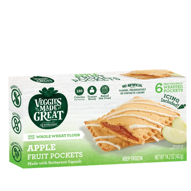 Apple Fruit Pockets by Veggies Made Great - Tier E kids snack