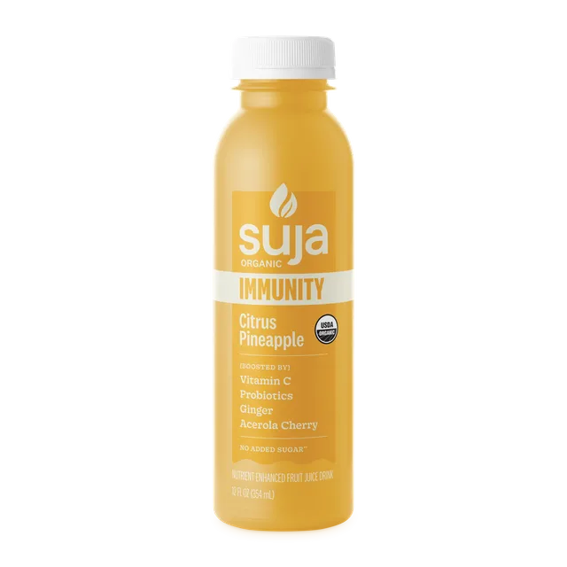 Suja Organic Immunity Citrus Pineapple (Probiotic Cold-Pressed Juice, Boosted) by Suja Organic - Tier B kids snack