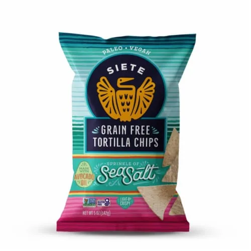 Grain Free Tortilla Chips Sprinkle of Sea Salt by Siete - Tier B kids snack
