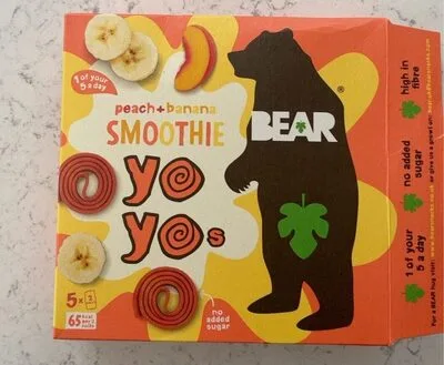 Yoyo Bear peach banana by BEAR - Tier E kids snack