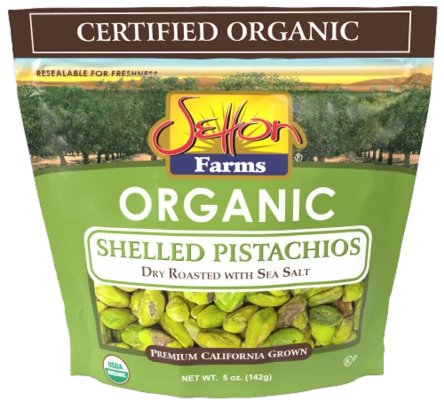 Pistachio Kernels Sea Salt by Setton Farms - Tier B kids snack