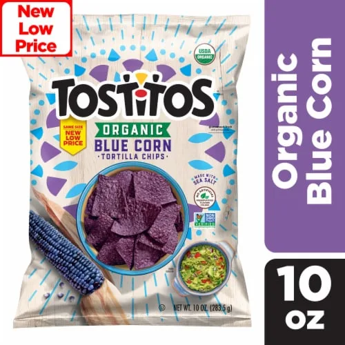 Tortilla Chips, Blue Corn, Blue Corn by Tostitos - Tier A kids snack