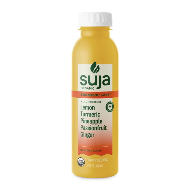 Suja Organic Turmeric Love™ (Cold-Pressed Probiotic Juice Drink) by Suja Organic - Tier B kids snack
