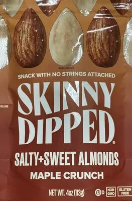 Maple Crunch Salty + Sweet Almonds by Skinny Dipped - Tier C kids snack