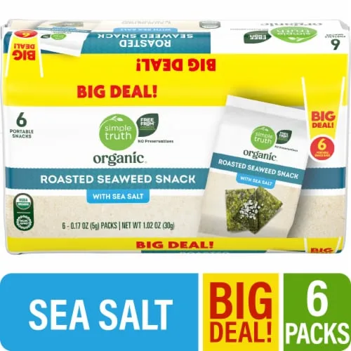 Roasted Seaweed Snacks Teriyaki by Clancy's - Tier C kids snack