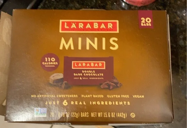 Minis - Double Dark Chocolate by Larabar - Tier C kids snack
