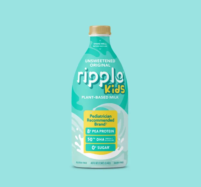 Ripple Kids Unsweetened Original Plant-Based Milk by Ripple Kids - Tier A kids snack