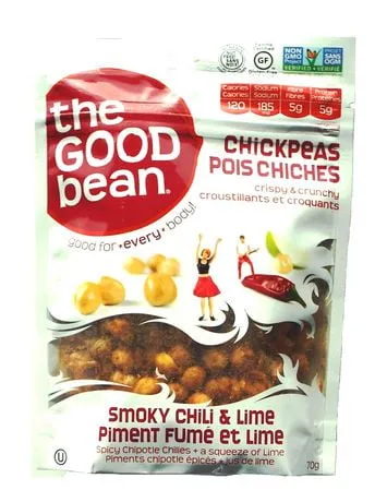 Smoky Chili & Lime Chickpeas Snack by The Good Bean - Tier C kids snack