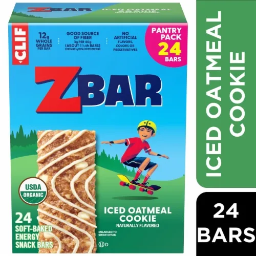 Zbar iced oatmeal cookie by Clif Kid - Tier E kids snack