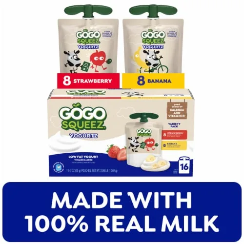 Squeez Yogurtz by GoGo squeeZ - Tier C kids snack