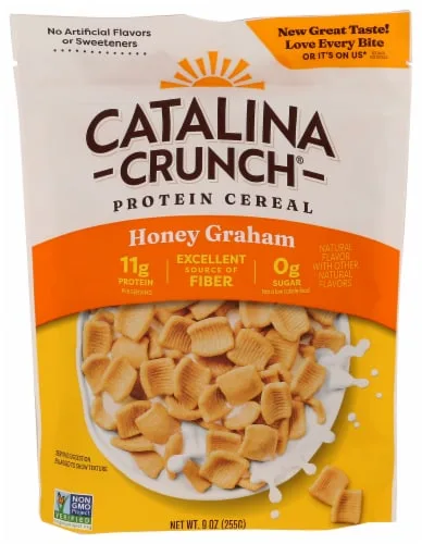 Honey Graham Cereal by Catalina Crunch - Tier A kids snack