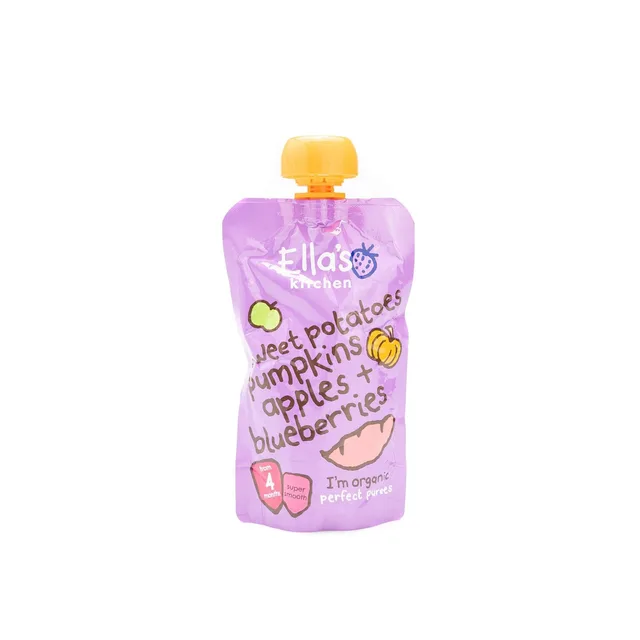 Organic Sweet Potato Pumpkin Apple by Square Baby - Tier B kids snack