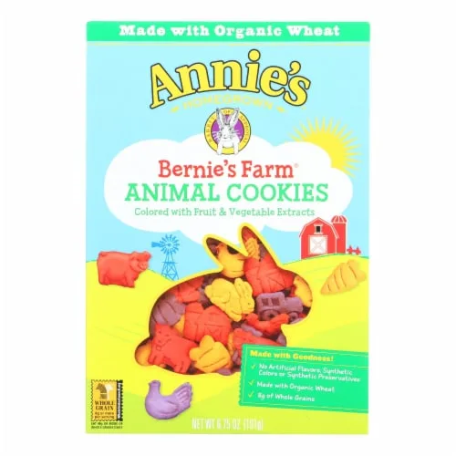 Bernie's Farm, Animal Cookies by Annie's Homegrown - Tier E kids snack