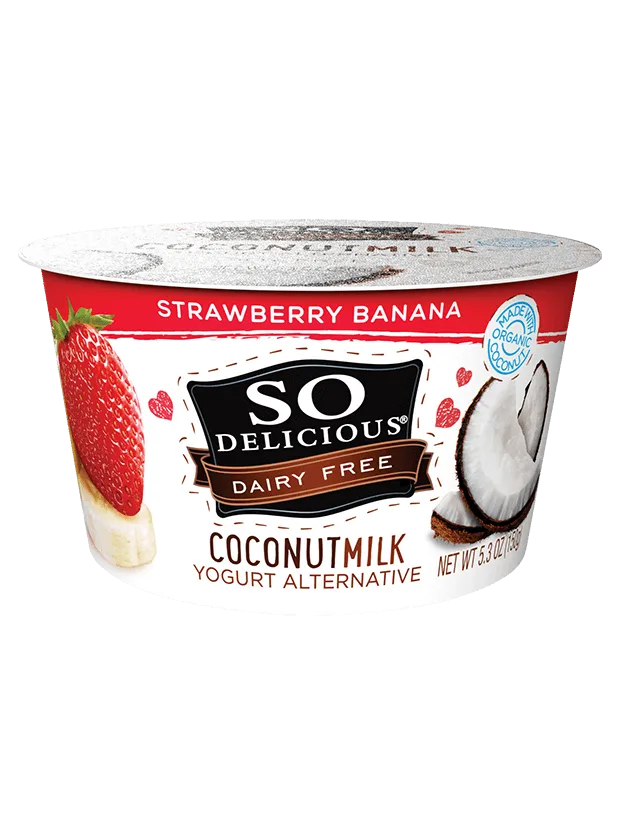 Strawberry Banana Coconutmilk Yogurt by So Delicious - Tier E kids snack