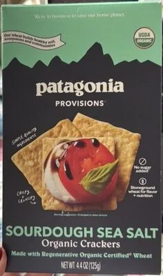 Sourdough Sea Salt Organic Crackers by Patagonia Provisions - Tier B kids snack